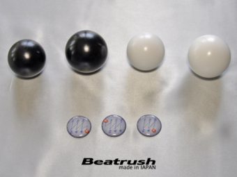 LAILE BEATRUSH JURACON® GEAR KNOB TYPE Q M12x1 25P Φ45MM BLACK A91212B-Q45