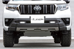 JAOS FRONT BUMPER GUARD PAINTED MATTE BLACK FOR TOYOTA PRADO 150 B016067MB - Black Hawk Japan