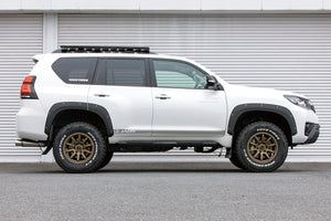 JAOS FRONT BUMPER GUARD PAINTED MATTE BLACK FOR TOYOTA PRADO 150 B016067MB - Black Hawk Japan