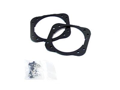JAOS FRONT SPORTS COWL FOG LAMP BRACKET SET 4 TYPE OR LATER FOR SUZUKI JIMNY JB33 JB43 B049512C - Black Hawk Japan