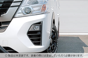 JAOS FENDER GARNISH TYPE-X UNPAINTED FOR NISSAN CARAVAN NV350 B135482NP - Black Hawk Japan