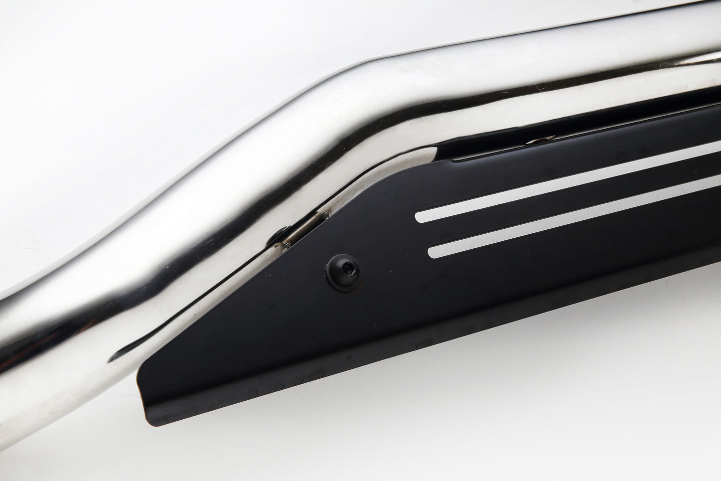 JAOS FRONT SKID BAR 15POLISH BLACK FOR TOYOTA LAND CRUISER 200 B150050B