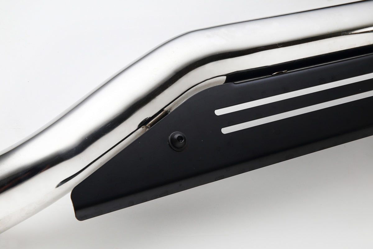 JAOS FRONT SKID BAR POLISH BLACK FOR SUBARU FORESTER SH B150742B