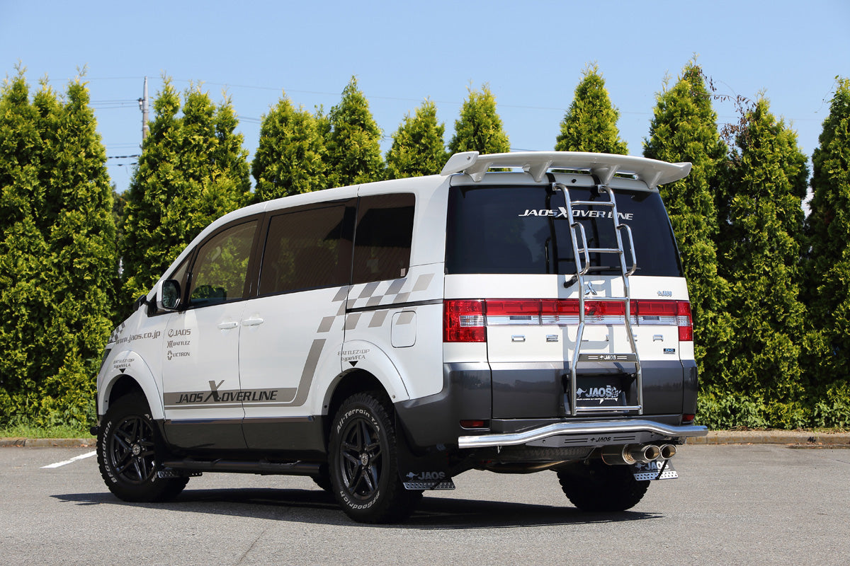 JAOS REAR SKID BAR POLISH BLACK FOR MITSUBISHI DELICA D:5 B154304B