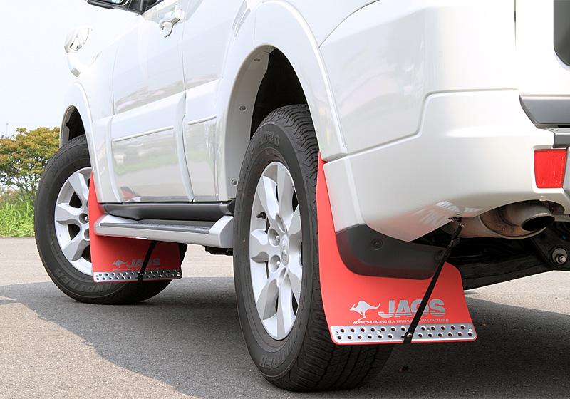 JAOS MUDGUARD III FRONT SET RED FOR MITSUBISHI PAJERO V80 90 B621327F