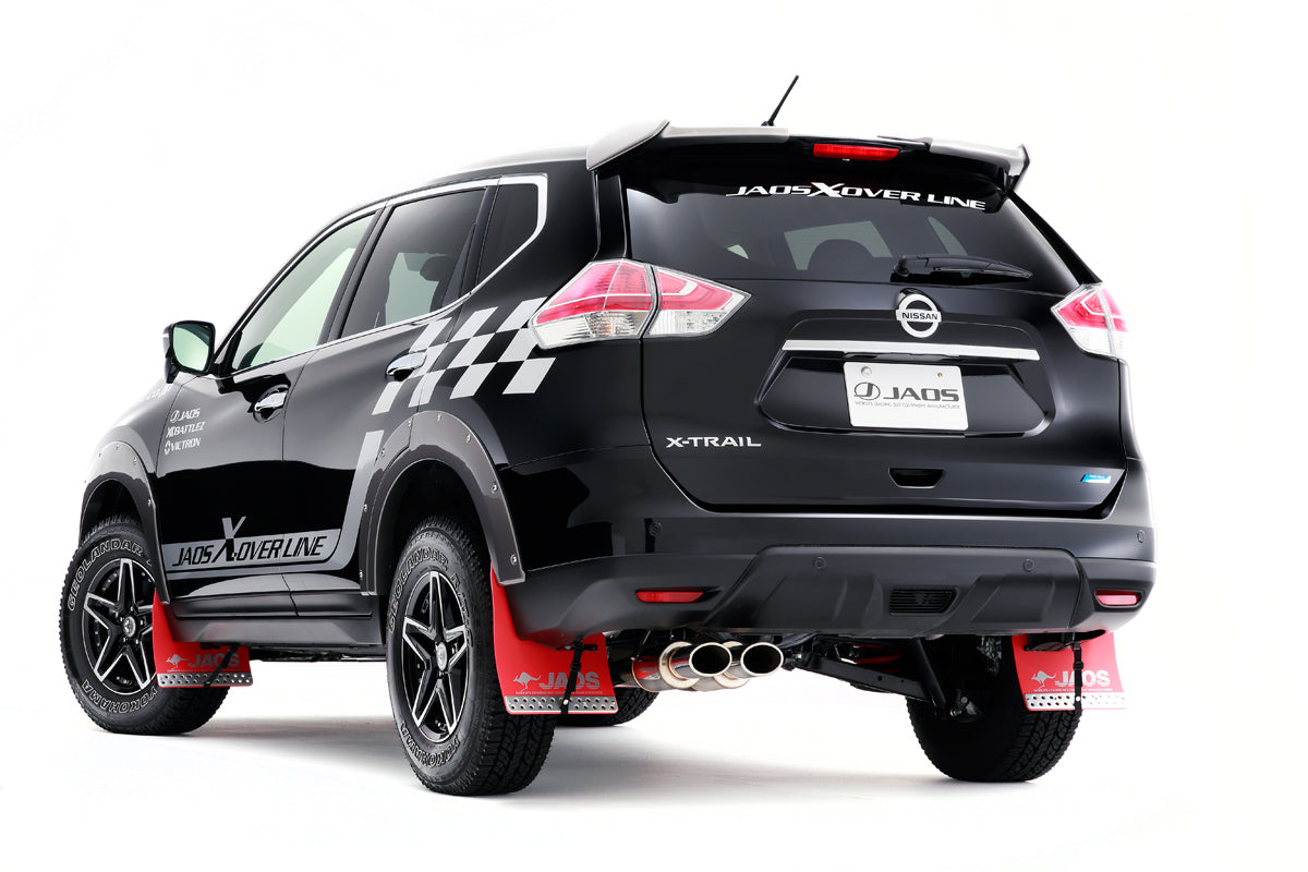 JAOS MUDGUARD III FRONT SET RED FOR NISSAN X-TRAIL 32 B621444F