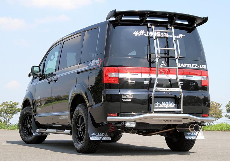 JAOS MUDGUARD III FRONT SET BLACK FOR MITSUBISHI DELICA D:5 B622304F