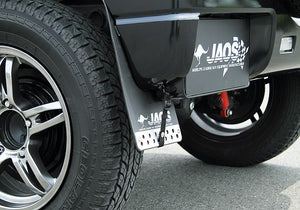JAOS MUD GUARD III REAR SET BLACK FOR SUZUKI JIMNY JB23 B622512R - Black Hawk Japan