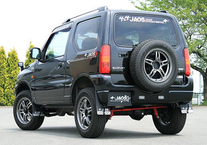 JAOS MUD GUARD III REAR SET BLACK FOR SUZUKI JIMNY JB23 B622512R - Black Hawk Japan