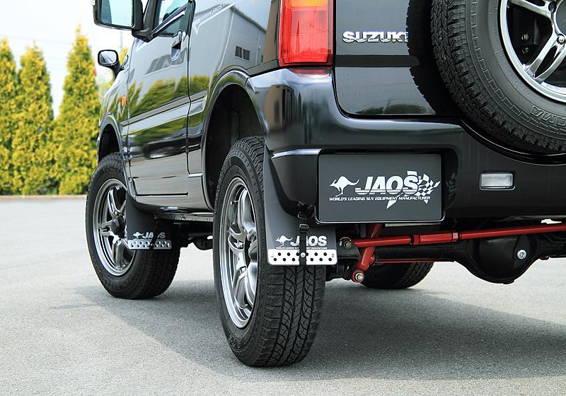 JAOS MUD GUARD III REAR SET BLACK FOR SUZUKI JIMNY JB23 B622512R - Black Hawk Japan