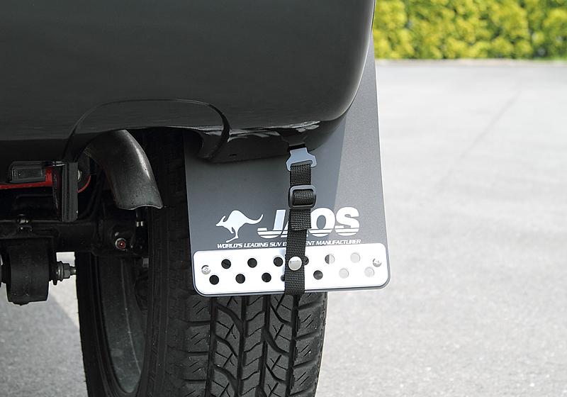 JAOS MUD GUARD III REAR SET BLACK FOR SUZUKI JIMNY JB23 B622512R - Black Hawk Japan