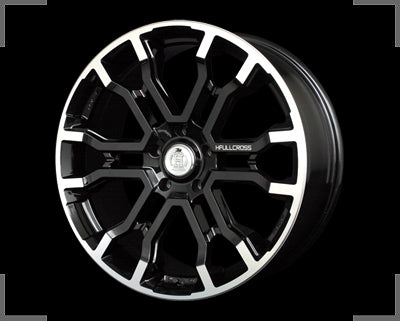 RAYS HFULLCROSS SLEEKERS T6 ED. 18x7.5 +45(42) 5x114.3 Diamond blk OL DC x1