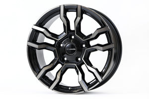 JAOS BACCHUS CM-11 120X9.5J 53 5H150.0 SMOKE POLISH BLACK WHEEL FOR TOYOTA LAND CRUISER 200 B881095SPB
