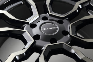JAOS BACCHUS CM-1 120X8.5 30 6H139.7 SMOKE POLISH BLACK WHEEL FOR TOYOTA HILUX SURF 125 Z GRSPORT B882085SPB