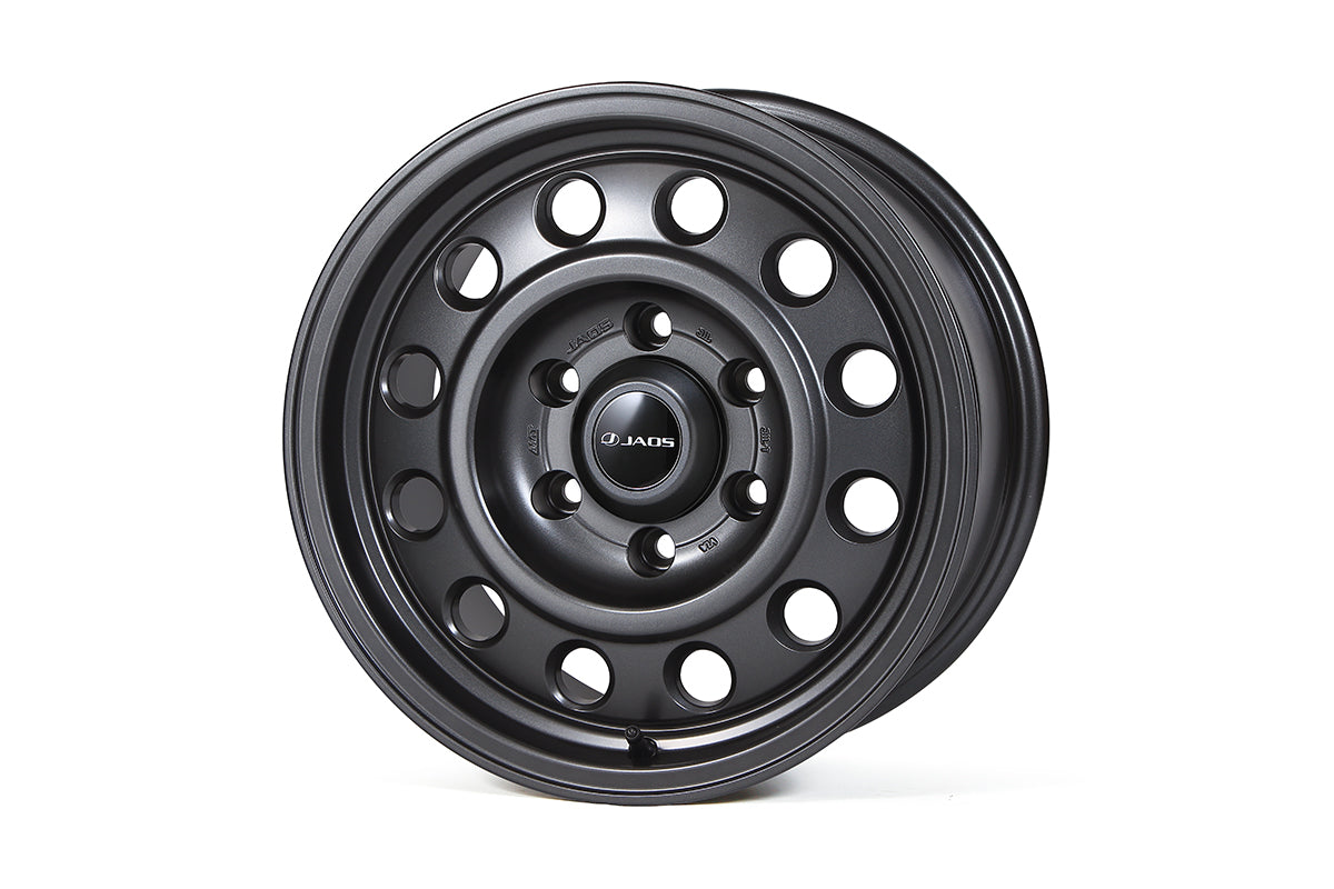 JAOS TRIBE16X8.0J + 15 6H139.7 MATT GUN METALLIC WHEEL FOR