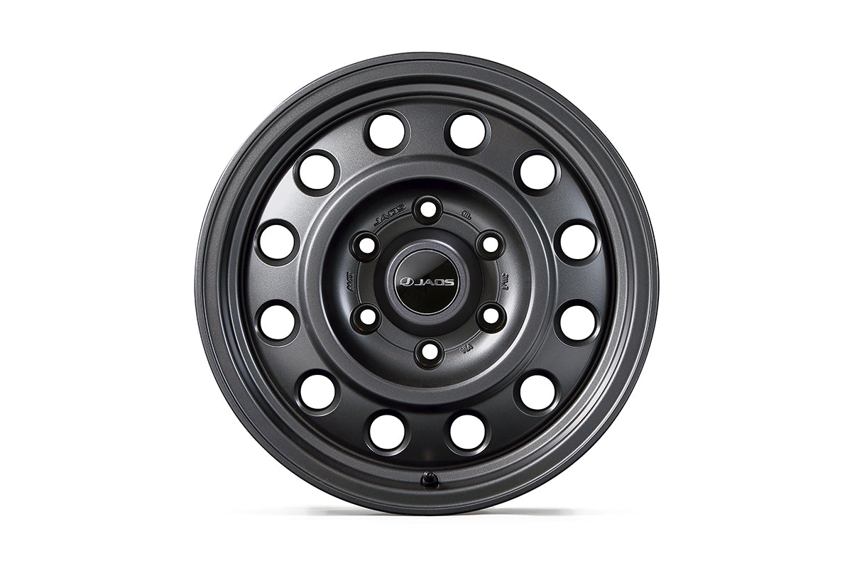 JAOS TRIBE16X8.0J + 15 6H139.7 MATT GUN METALLIC WHEEL FOR