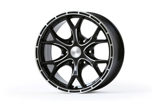 JAOS TRIBECLAW 17x8.0J 20 6H139.7 BLACK MILLING WHEEL FOR TOYOTA HILUX SURF 125 Z GRSPORT B951780BM
