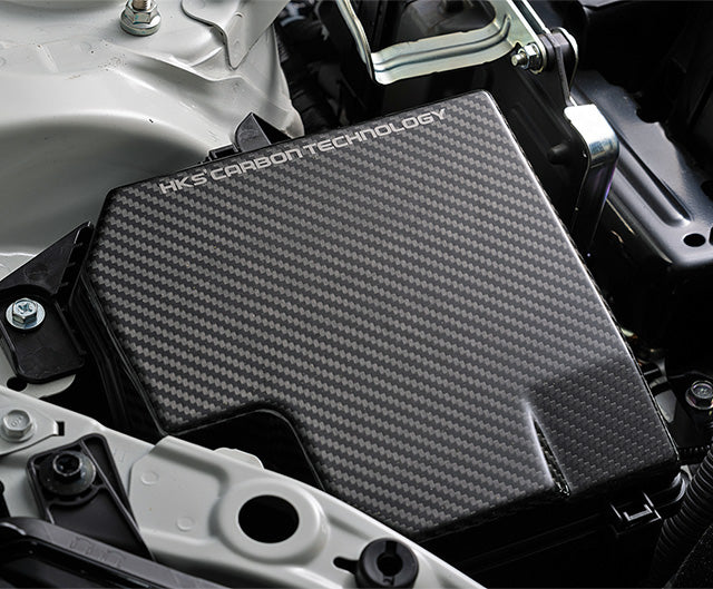 HKS CARBON FUSE BOX COVER For TOYOTA GR 86 ZN8 SUBARU BRZ ZD8 70026-AT009