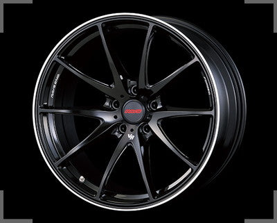 RAYS VOLK RACING G25 19x9.5 +28 5x112 Formula Silver blk cl Rim