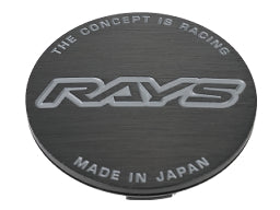 RAYS WALTZ FORGED ATTACHED CENTER CAP NO.50 GENERAL CAP V3 BK HAIRLINE-GR FOR  61020000006BK