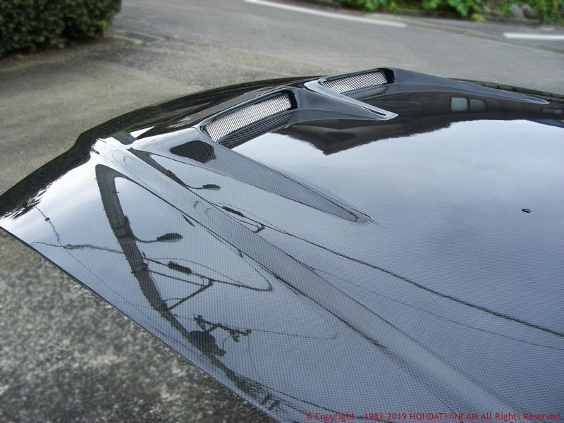 FEEL'S HONDA TWINCAM LIGHTWEIGHT BONNET (WITH AIR DUCT) TWILL WEAVE CARBON FOR HONDA ACCORD CF4 Feels-00044