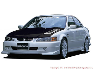 FEEL'S HONDA TWINCAM LIGHTWEIGHT BONNET (NORMAL SHAPE) PLAIN WEAVE CARBON FOR HONDA ACCORD CL1 Feels-00034 - Black Hawk Japan