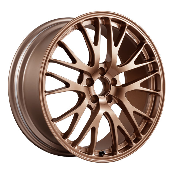 BRIDGESTONE POTENZA RW007 WHEEL 18X8 5X100 45 RACING COPPER GOLD