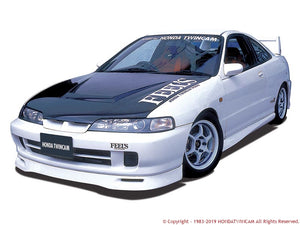 FEEL'S HONDA TWINCAM LIGHTWEIGHT BONNET (NORMAL SHAPE) PLAIN CARBON FOR HONDA INTEGRA DC2 Feels-00661