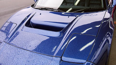 HONDA NSXダクト GARAGE KITE FRONT HOOD WITH DUCT FOR HONDA NSX NA1 NA2 003 - Black