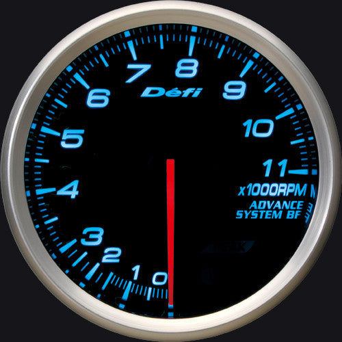 Defi Gauge Meter Advance BF Tachometer (0 to 11000RPM) 80mm Blue  DF11003