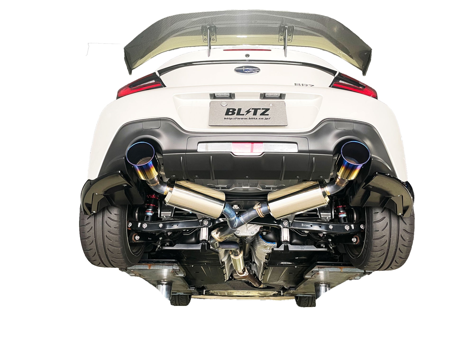 BLITZ NUR-SPEC F-TI EXHAUST SYSTEM TITANIUM FOR TOYOTA GR86 ZN8