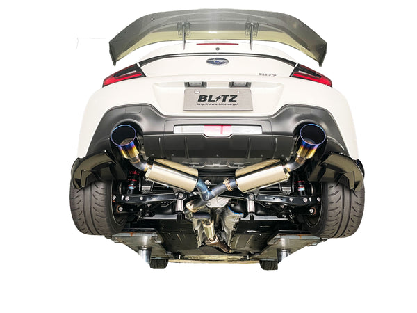 BLITZ NUR-SPEC F-TI EXHAUST SYSTEM TITANIUM FOR TOYOTA GR86 ZN8