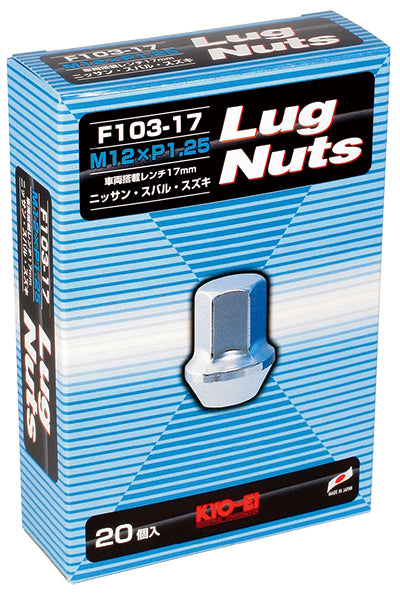 KYO-EI LUG NUT 17HEX BAG TYPE M12xP1.25 F103-17-20P