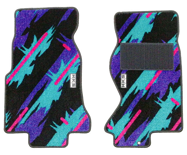 HKS 50TH FLOOR MATS FRONT REAR SET OCP FOR MITSUBISHI LANCER EVOLUTION 9 8 7 53001-AM002