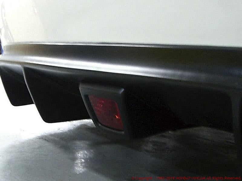 FEEL'S HONDA TWINCAM HALOGEN BACK FOG LAMP (REAR DIFFUSER PANEL OPTION) TWILL CARBON FOR HONDA CIVIC FD2 TypeR Feels-00325