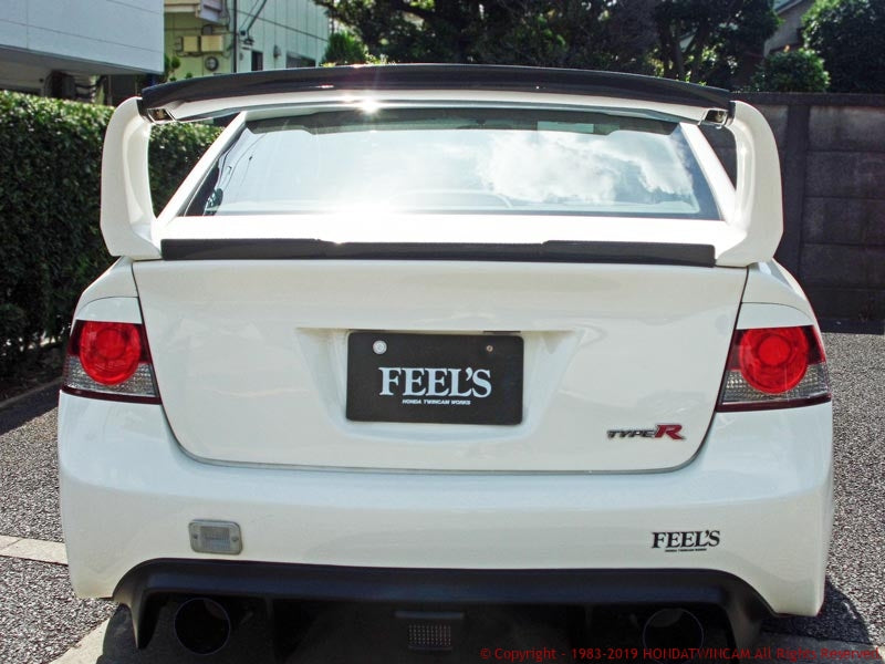 FEEL'S HONDA TWINCAM HIGH SIDE SPOILER FRP FOR HONDA CIVIC FD2 TypeR Feels-00236 - Black Hawk Japan
