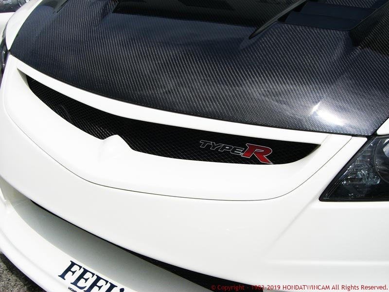 FEEL'S HONDA TWINCAM SPORTS FRONT GRILL FRP FOR HONDA CIVIC FD2 TypeR Feels-00279