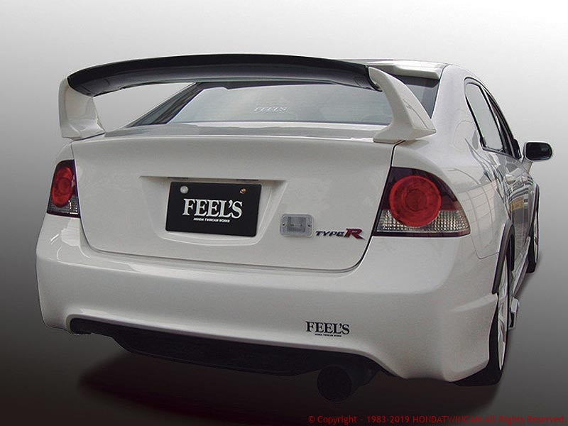 FEEL'S HONDA TWINCAM SPORT TRUNK LID TWILL CARBON FOR HONDA CIVIC FD2 TypeR Feels-00309