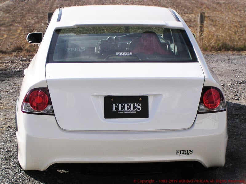 FEEL'S HONDA TWINCAM SPORT TRUNK LID FRP FOR HONDA CIVIC FD2 TypeR Feels-00307