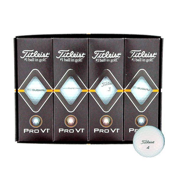 SUBARU GOLF BALL / TITLEIST PRO V1 (1 DOZEN) WHITE For FHAJ19002601