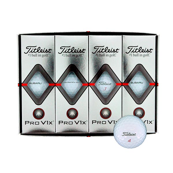SUBARU GOLF BALL / TITLEIST PRO V1X (1 DOZEN) WHITE For FHAJ19002801
