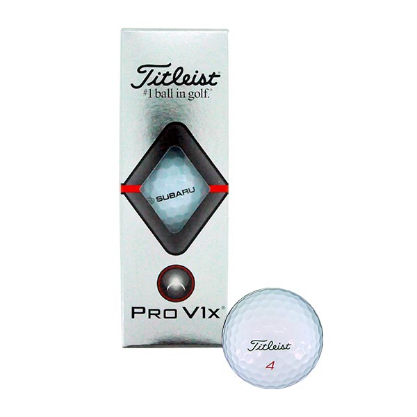 SUBARU GOLF BALL / TITLEIST PRO V1X (3 PIECES) YELLOW For FHAJ19002902