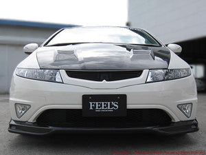 FEEL'S HONDA TWINCAM FRONT UNDER SPOILER FRP FOR HONDA CIVIC FN2 TYPE R EURO Feels-00350