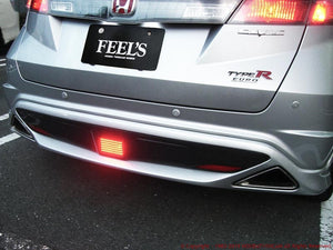 FEEL'S HONDA TWINCAM REAR BUMPER GARNISH FRP FOR HONDA CIVIC FN2 TYPE R EURO Feels-00353
