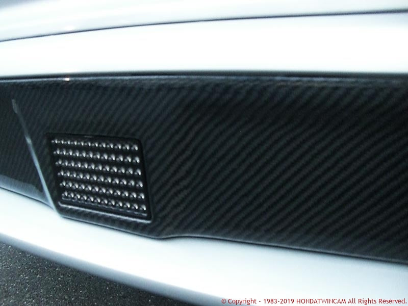 FEEL'S HONDA TWINCAM REAR BUMPER GARNISH FRP FOR HONDA CIVIC FN2 TYPE R EURO Feels-00353
