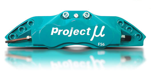 PROJECT MU 6POT FS6 FRONT CALIPER KIT FOR HONDA CIVIC EP3 FS6-H124B