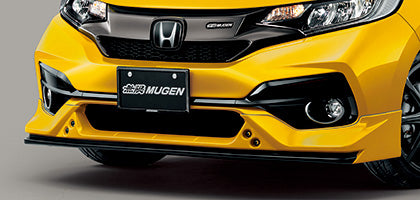 MUGEN Front Under Spoiler Crystal Black Pearl  For FIT JAZZ GK3 GK4 GK5 GK6 GP5 GP6 71110-XMKB-K0S0-CB