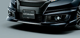 MUGEN Front Under Spoiler premium Venus Black Pearl  For ODYSSEY RC1 RC2 RC4 71110-XMLB-K0S0-PV