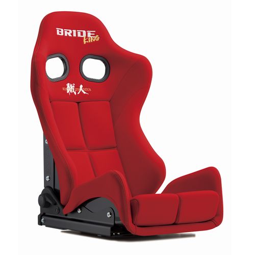 BRIDE GIAS III KEIICHI TSUCHIYA SPECIAL EDITION MODEL RED FRP SILVER SHELL STANDARD CUSHION FOR  G61RSF