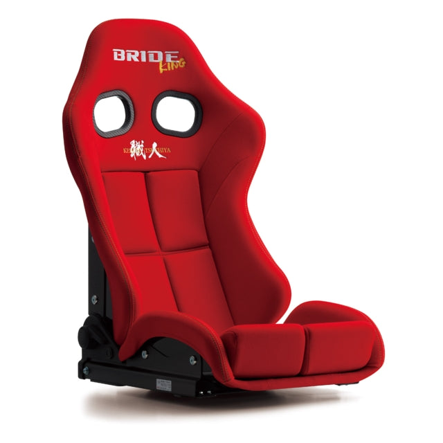 BRIDE STRADIA III KEIICHI TSUCHIYA SPECIAL EDITION MODEL RED SUPER ARAMID BLACK SHELL STANDARD CUSHION G71RSR
